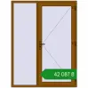 Ціноутворення Вхідні двері 1590x2100 мм REHAU Euro-Design 60 GOLDEN OAK з двох сторін. Ціна: ₴42,086.93