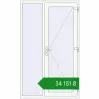 Ціноутворення Вхідні двері 1300x2140 мм REHAU Euro-Design 60 Білий (RAL 9016) з двох сторін. Ціна: ₴34,151.20