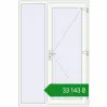 Ціноутворення Вхідні двері 1380x2065 мм REHAU Brillant-Design Білий (RAL 9016) з двох сторін. Ціна: ₴33,143.32