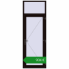 Ціноутворення Вхідні двері 900x2600 мм REHAU Brillant-Design BLACK_BROWN з двох сторін. Ціна: €903.54