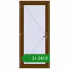 Ціноутворення Вхідні двері 900x2000 мм REHAU Euro-Design 60 WALNUT з двох сторін. Ціна: ₴24,247.50