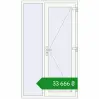 Ціноутворення Вхідні двері 1200x2070 мм REHAU Brillant-Design Білий (RAL 9016) з двох сторін. Ціна: ₴33,666.36
