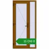 Ціноутворення Вхідні двері 1000x2050 мм REHAU Euro-Design 60 GOLDEN OAK з двох сторін. Ціна: ₴35,097.62