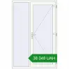 Ціноутворення Вхідні двері 1400x2100 мм REHAU Brillant-Design Білий (RAL 9016) з двох сторін. Ціна: ₴38,047.99