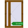 Ціноутворення Вхідні двері 1400x2100 мм REHAU Euro-Design 60 GOLDEN OAK з двох сторін. Ціна: ₴54,448.78