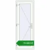 Ціноутворення Вхідні двері 700x1900 мм REHAU Euro-Design 60 Білий (RAL 9016) з двох сторін. Ціна: ₴19,879.94