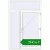 Ціноутворення Вхідні двері 1500x2300 мм REHAU Euro-Design 60 Білий (RAL 9016) з двох сторін. Ціна: ₴24,015.80