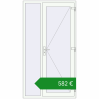 Ціноутворення Вхідні двері 1200x2200 мм REHAU Euro-Design 60 Білий (RAL 9016) з двох сторін. Ціна: €582.33