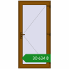 Ціноутворення Вхідні двері 1000x2100 мм REHAU Euro-Design 60 GOLDEN OAK з двох сторін. Ціна: ₴30,633.98