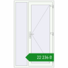 Ціноутворення Вхідні двері 1240x2080 мм REHAU Euro-Design 60 Білий (RAL 9016) з двох сторін. Ціна: ₴22,235.90