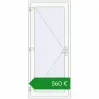 Ціноутворення Вхідні двері 900x2100 мм REHAU Euro-Design 60 Білий (RAL 9016) з двох сторін. Ціна: €559.68