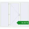 Ціноутворення Вхідні двері 2500x2200 мм REHAU Brillant-Design Білий (RAL 9016) з двох сторін. Ціна: ₴46,366.50