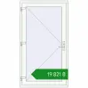 Ціноутворення Вхідні двері 1040x1880 мм REHAU Euro-Design 60 Білий (RAL 9016) з двох сторін. Ціна: ₴19,820.61