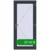 Ціноутворення Вхідні двері 900x1950 мм REHAU Euro-Design 60 ANTHRACITE_GREY_STRUKTURAL з двох сторін. Ціна: ₴23,165.37