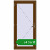 Ціноутворення Вхідні двері 950x2050 мм REHAU Euro-Design 60 WALNUT з двох сторін. Ціна: ₴24,657.49