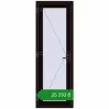 Ціноутворення Вхідні двері 700x2000 мм REHAU Euro-Design 60 BLACK_BROWN з двох сторін. Ціна: ₴25,291.61