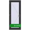 Ціноутворення Вхідні двері 800x2000 мм REHAU SYNEGO ANTHRACITE_GREY_GLATT з двох сторін. Ціна: ₴35,208.67