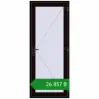 Ціноутворення Вхідні двері 900x2200 мм REHAU Euro-Design 60 BLACK_BROWN з двох сторін. Ціна: ₴26,856.69