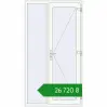 Ціноутворення Вхідні двері 1200x2200 мм REHAU Euro-Design 60 Білий (RAL 9016) з двох сторін. Ціна: ₴26,719.84
