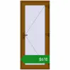 Ціноутворення Вхідні двері 850x2000 мм REHAU Euro-Design 60 GOLDEN OAK з двох сторін. Ціна: $618.45