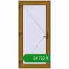 Ціноутворення Вхідні двері 960x2050 мм REHAU Euro-Design 60 LIGHT_OAK з двох сторін. Ціна: ₴24,731.90