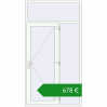 Ціноутворення Вхідні двері 1400x2600 мм REHAU Euro-Design 60 Білий (RAL 9016) з двох сторін. Ціна: €677.77