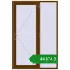 Ціноутворення Вхідні двері 1400x2100 мм REHAU Brillant-Design WALNUT з двох сторін. Ціна: ₴44,873.55