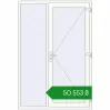 Ціноутворення Вхідні двері 1500x2200 мм REHAU SYNEGO Білий (RAL 9016) з двох сторін. Ціна: ₴50,552.77
