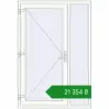 Ціноутворення Вхідні двері 1300x1900 мм REHAU Euro-Design 60 Білий (RAL 9016) з двох сторін. Ціна: ₴21,353.74