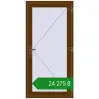 Ціноутворення Вхідні двері 960x1960 мм REHAU Euro-Design 60 WALNUT з двох сторін. Ціна: ₴24,275.11