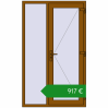 Ціноутворення Вхідні двері 1200x2000 мм REHAU Euro-Design 60 GOLDEN OAK з двох сторін. Ціна: €916.75