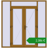 Ціноутворення Вхідні двері 2200x2300 мм REHAU SYNEGO LIGHT_OAK з двох сторін. Ціна: €2,386.23