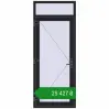 Ціноутворення Вхідні двері 900x2270 мм REHAU Euro-Design 60 BLACK_ULTI-MATT з двох сторін. Ціна: ₴25,426.69