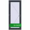 Ціноутворення Вхідні двері 900x2100 мм REHAU Euro-Design 60 ANTHRACITE_GREY_STRUKTURAL з двох сторін. Ціна: ₴24,545.04