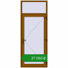 Ціноутворення Вхідні двері 1000x2500 мм REHAU Euro-Design 60 GOLDEN OAK ззовні. Ціна: ₴27,049.81