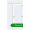 Ціноутворення Вхідні двері 1340x2530 мм REHAU Euro-Design 60 Білий (RAL 9016) з двох сторін. Ціна: ₴24,653.41