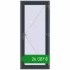 Ціноутворення Вхідні двері 900x2100 мм REHAU Euro-Design 60 ANTHRACITE_GREY_STRUKTURAL ззовні. Ціна: ₴26,086.93