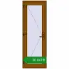Ціноутворення Вхідні двері 700x2000 мм REHAU Euro-Design 60 GOLDEN OAK з двох сторін. Ціна: ₴30,847.18