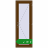 Ціноутворення Вхідні двері 700x1950 мм REHAU Euro-Design 60 WALNUT з двох сторін. Ціна: ₴21,780.50
