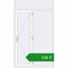 Ціноутворення Вхідні двері 1500x2500 мм REHAU Euro-Design 60 Білий (RAL 9016) з двох сторін. Ціна: €635.99