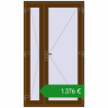Ціноутворення Вхідні двері 1200x2100 мм REHAU Brillant-Design WALNUT з двох сторін. Ціна: €1,375.77