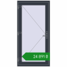 Ціноутворення Вхідні двері 920x1850 мм REHAU Euro-Design 60 ANTHRACITE_GREY_STRUKTURAL ззовні. Ціна: ₴24,890.94