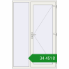 Ціноутворення Вхідні двері 1400x2100 мм REHAU Euro-Design 60. Ціна: ₴34,451.30
