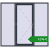Ціноутворення Вхідні двері 2300x2100 мм REHAU SYNEGO. Ціна: €1,696.33