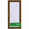 Ціноутворення Вхідні двері 980x2100 мм REHAU Brillant-Design WALNUT з двох сторін. Ціна: €791.01