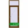 Ціноутворення Вхідні двері 900x2400 мм REHAU Euro-Design 60 WALNUT з двох сторін. Ціна: ₴27,705.64