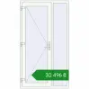 Ціноутворення Вхідні двері 1160x2090 мм REHAU Euro-Design 60 Білий (RAL 9016) з двох сторін. Ціна: ₴30,495.58