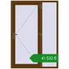 Ціноутворення Вхідні двері 1400x2000 мм REHAU Brillant-Design WALNUT з двох сторін. Ціна: ₴41,531.90