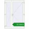 Ціноутворення Entrance doors 1500x2150 mm REHAU Brillant-Design RAL 9016 Traffic white two-sided. Ціна: ₴50,066.22