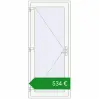 Ціноутворення Вхідні двері 900x2100 мм REHAU Euro-Design 60 Білий (RAL 9016) з двох сторін. Ціна: €533.99